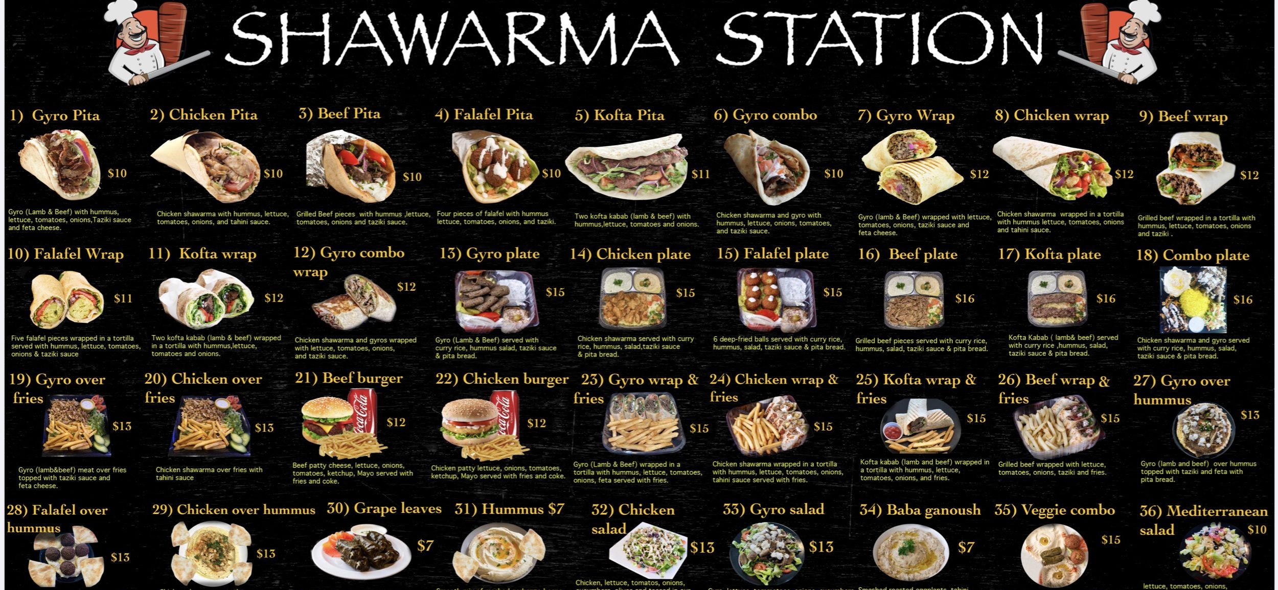 Shawarma Station 1 shawarma station